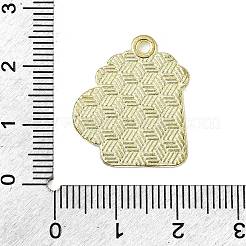 食品合金エナメルペンダント  ライトゴールド  ビール  22.5x19x1.5mm  穴：1.8mm&nbsp;ENAM-I065-03LG-03