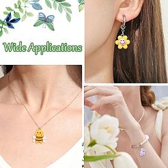 80Pcs 16 Styles Opaque Resin Pendants&nbsp;RESI-CJ0004-48