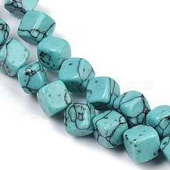 Synthetic Turquoise Beads Strands&nbsp;G-A257-A14-01