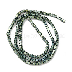 Electroplated Synthetic Non-magnetic Hematite Beads Strands&nbsp;G-L485-10A-01