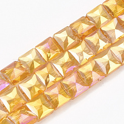 Electroplate Glass Beads Strands&nbsp;EGLA-S176-03