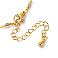 Brass Chain Necklace Making&nbsp;KK-K337-13G-06
