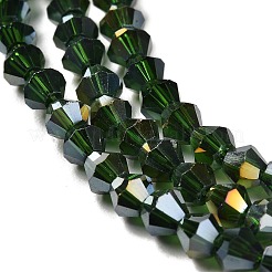 Transparent Electroplate Glass Beads Strands&nbsp;LS-EGLA-A039-T2mm-B25