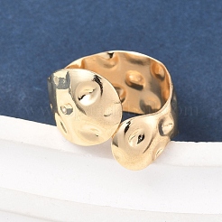 Snake Shape Hammered Iron Cuff Bangle & Ring&nbsp;SJEW-G085-01G