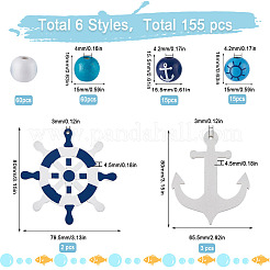 DIY Ocean Theme Jewelry Making Finding Kit&nbsp;DIY-SC0022-65