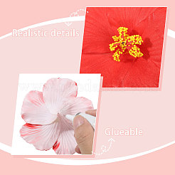 24Pcs 8 Colors EVA Artificial Flower Head&nbsp;AJEW-CA0005-43