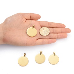 304 Stainless Steel Pendants Ion Plating(IP)&nbsp;STAS-P115-08G