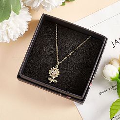 真鍮製マイクロパヴェキュービックジルコニアペンダント  ヒマワリ  16KGP本金メッキ  25.5x16.5x5mm  穴：5x2.5mm  5個/箱&nbsp;ZIRC-SZ0003-47