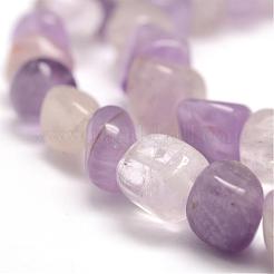 Natural Lavender Amethyst  Beads Strands&nbsp;G-F464-12