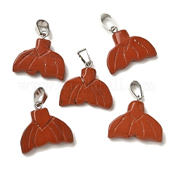 Natural Red Jasper Pendants&nbsp;G-Z067-01P-10