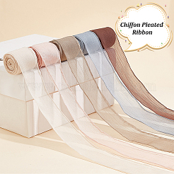 5 Rolls 5 Colors Polyester Ribbon&nbsp;OCOR-PH0002-74