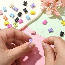塗装合金ビーズをスプレー  クマ  9x7x4mm  穴：1.8mm  30個/袋&nbsp;FIND-CJ0001-46B