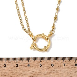 304 Stainless Steel Mixed Chain Necklaces for Women Men&nbsp;NJEW-JN06036