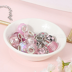 Alloy Rhinestone/Resin European Beads&nbsp;MPDL-SC0001-11A