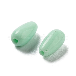 不透明なアクリルビーズ  ティアドロップ  アクアマリン  7.5x4mm  穴：1.2mm&nbsp;OACR-Q196-10B