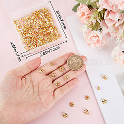 180Pcs 10 Style Rack Plating Alloy Bead Caps&nbsp;KK-BBC0007-59