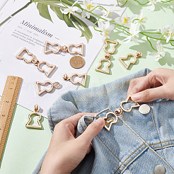 6Pcs Alloy Snap Lock Clasps&nbsp;FIND-BC0004-74
