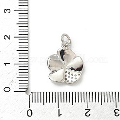 Brass Micro Pave Cubic Zirconia Pendants&nbsp;KK-S338-08P
