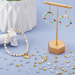 180Pcs 4 Style Glass Seed Beads&nbsp;SEED-CN0001-35