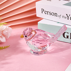 Glass Bird Display Decoration&nbsp;AJEW-WH20019-58A
