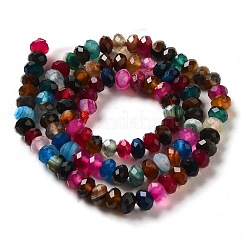 Natural Banded Agate/Striped Agate Beads Strands&nbsp;G-E605-A02-01I