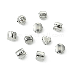 12Pcs 6 Styles 304 Stainless Steel European Style Clasps&nbsp;STAS-CJ0002-77