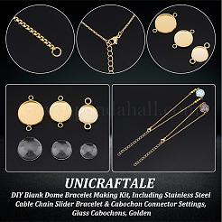 DIY Blank Dome Bracelet Making Kit&nbsp;DIY-UN0003-95
