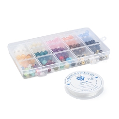 DIY Imitation Gemstone Stretch Bracelet Making Kit&nbsp;DIY-FS0003-03