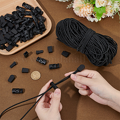 50M Polyester Round Elastic Cords&nbsp;DIY-OC0014-89B