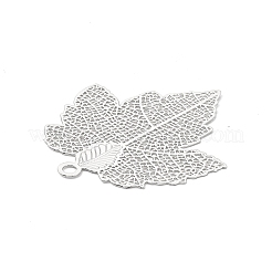 Brass Filigree Big Pendants&nbsp;KK-B064-04P