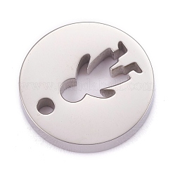 Non-Tarnish 304 Stainless Steel Charms&nbsp;STAS-F261-04P