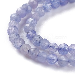 Natural Tanzanite Beads Strands&nbsp;G-A026-A05-2mm