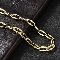 Brass Cable Chain Necklaces for Women&nbsp;NJEW-B157-01G