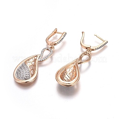 Brass Micro Pave Cubic Zirconia Jewelry Sets&nbsp;SJEW-F189-03KCG