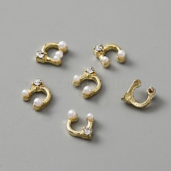 Alloy Rhinestone Cabochons&nbsp;MRMJ-WH0077-043J