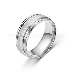 ユニセックスのステンレス製指輪201個  ステンレス鋼色  usサイズ10（19.8mm）&nbsp;WG511F1-05