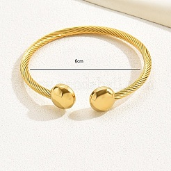 201 Stainless Steel Cuff Bangles&nbsp;JX0960