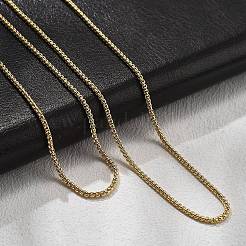1.5mm Brass Box Chain Necklaces&nbsp;KK-K398-29G