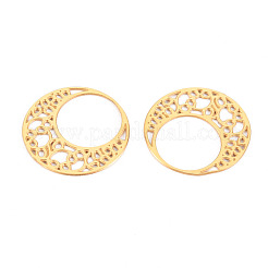 304 Stainless Steel Filigree Joiners Links&nbsp;STAS-S116-175G