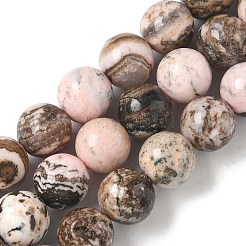 Natural Argentina Rhodonite Beads Strands&nbsp;G-G271-B02-10mm