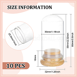 Glass Dome Cover&nbsp;DJEW-WH0034-77B