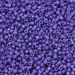 MIYUKIデリカビーズ  シリンダー  日本製シードビーズ  11/0  （db2359) duracoat不透明染めバイオレット  1.3x1.6mm  穴：0.8mm  約2000PCS /ボトル  10 G /ボトル&nbsp;SEED-JP0008-DB2359