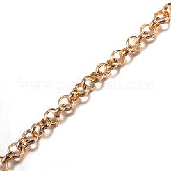 Ion Plating(IP) 304 Stainless Steel Rolo Chains&nbsp;CHS-P002-01G-1MM