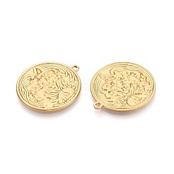 304 Stainless Steel Pendants&nbsp;STAS-T065-16G