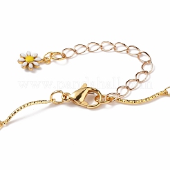 Daisy Charms Alloy Enamel Jewelry Sets&nbsp;SJEW-JS01155