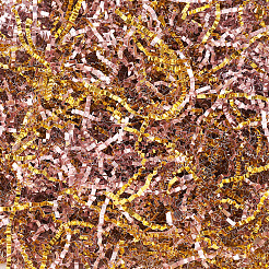 100g 紙天然ロープ  ジュエリー作りのための  ゴールド  3mm&nbsp;OCOR-TA0002-26