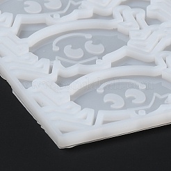 DIY スパイダー ビッグ ペンダント シリコンモールド  レジン型  UVレジン＆エポキシ樹脂のジュエリー作り用  ホワイト  112x125.5x4mm  穴：2mm  クモ：35x60mm&nbsp;DIY-I099-55