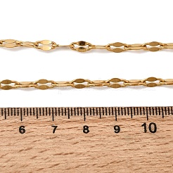 4MM Unisex 304 Stainless Steel Dapped Chain Necklaces&nbsp;NJEW-P356-09G