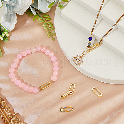 6Pcs Brass Spring Gate Rings&nbsp;KK-HS0015-08