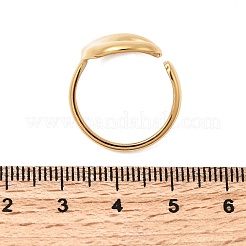 304 Stainless Steel Cuff Rings for Women&nbsp;LS-RJEW-B137-02G-03